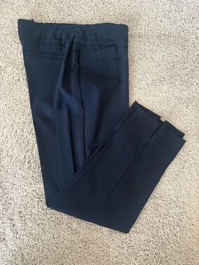 Zac & Rachel Navy Cropped Women's Dress Pants